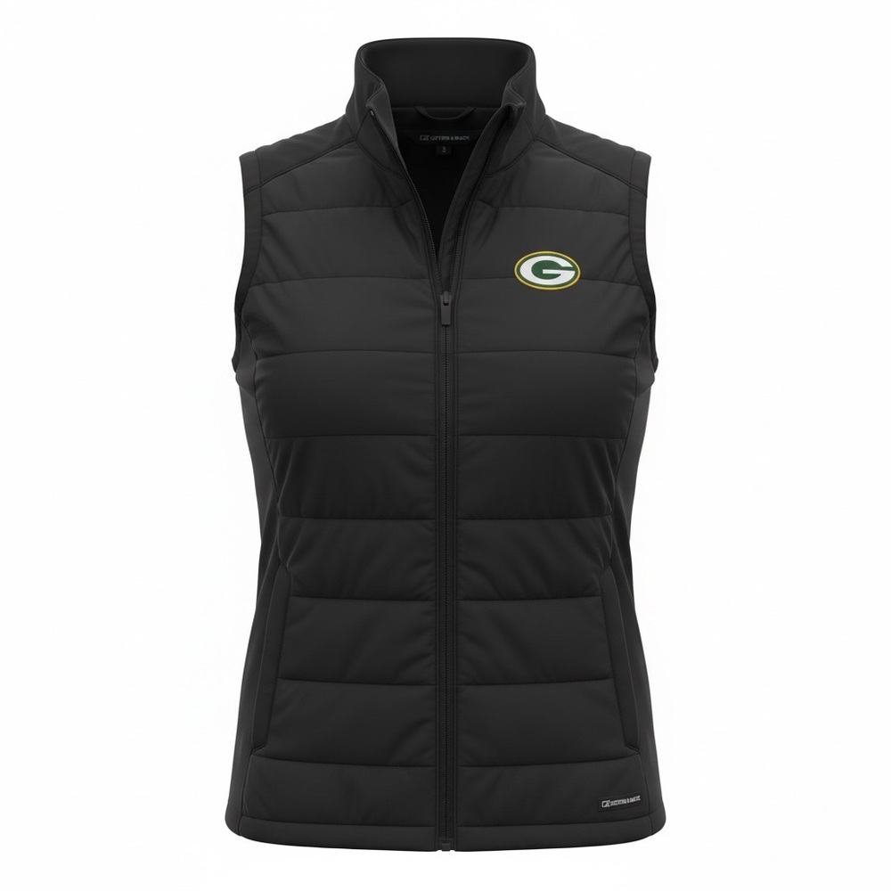 Cutter and Buck Green Bay Packers Women’s Puffer Vest